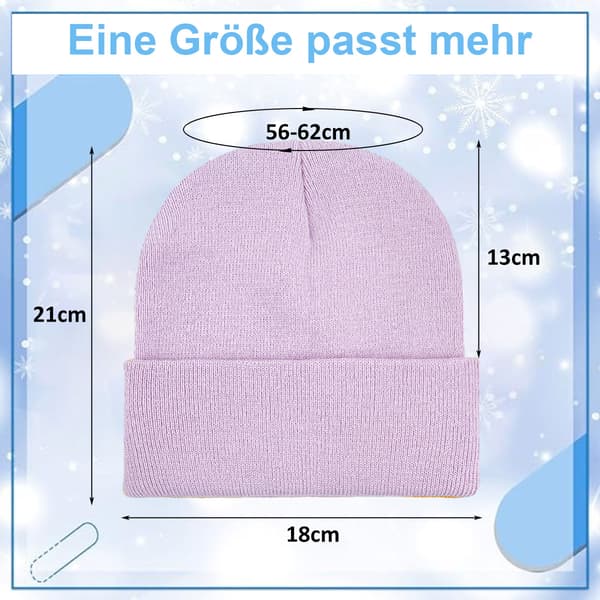 Beanie Hue Blød Let Vinterstrik til Mænd og Kvinder