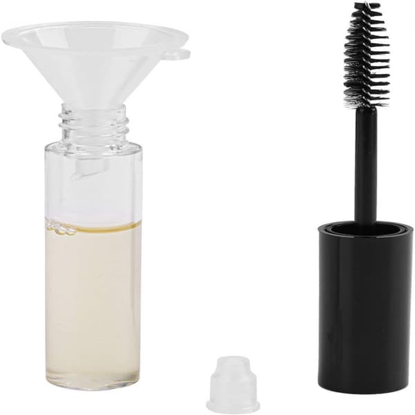 Mascara-putki ripsivärillä, suppilosetti risiiniöljylle
