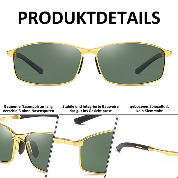Solglasögon Herr Dam Polariserade Körglasögon Unisex UV400 Skydd