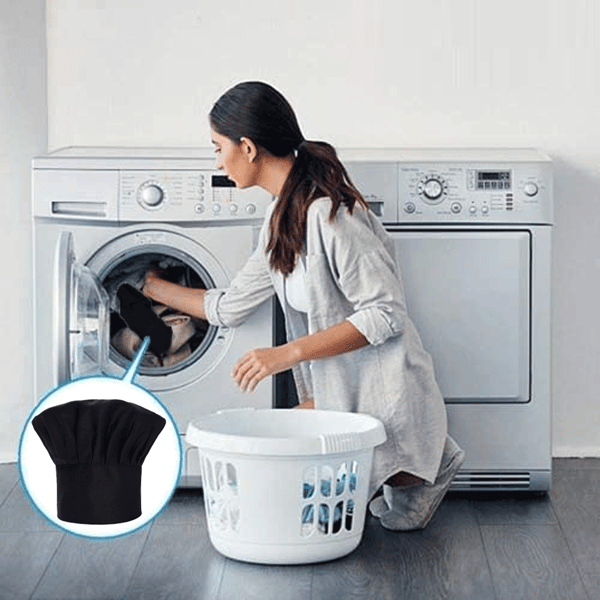 Kockmössa för vuxna, justerbar, elastisk, för kök och matlagning