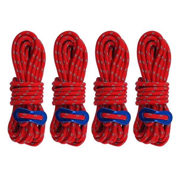 3mm Säkerhetslina Nylon med Karbinhake Säkerhetslina