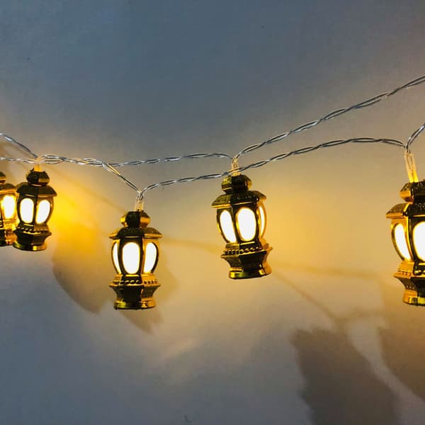 LED Lyskæde til Muslimske Ramadan Eid Lanterner Eventyr Lampe