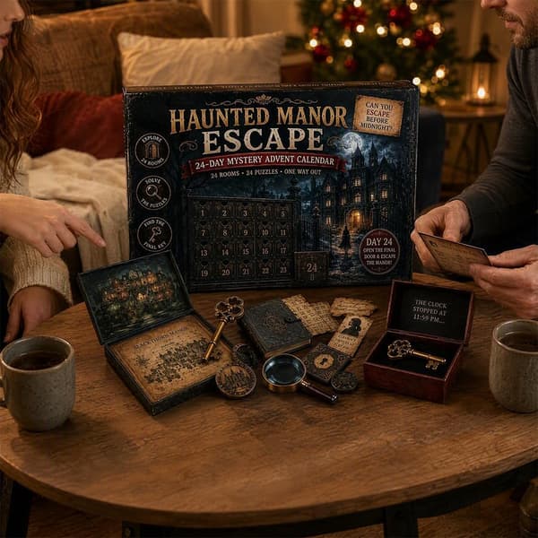 Adventskalender för vuxna, mysteriepusselspel