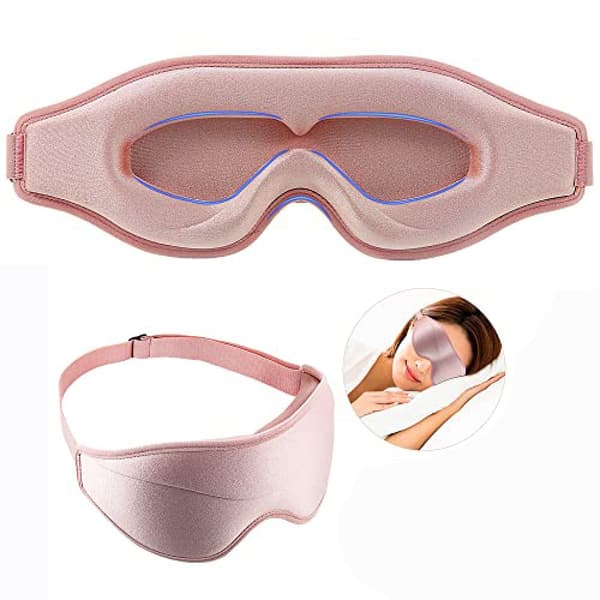 Sovmask för kvinnor 3D Sovglasögon Bekväm ögonmask Sovmask