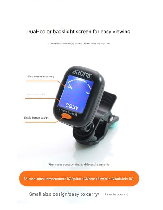 Profesjonell clip-on tuner