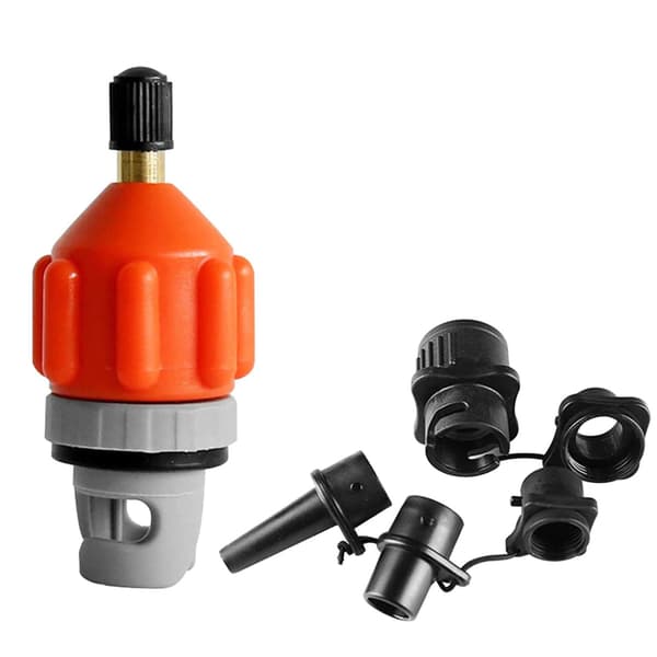 Luftventiladapter, Uppblåsbar Båt SUP Pumpadapter med Munstycke, Multifunktionell SUP Pumpadapter Kompressor Luftventilomvandlare