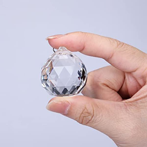 Krystall Solfanger, 30 mm 3 stk for Hagevindusdekorasjon
