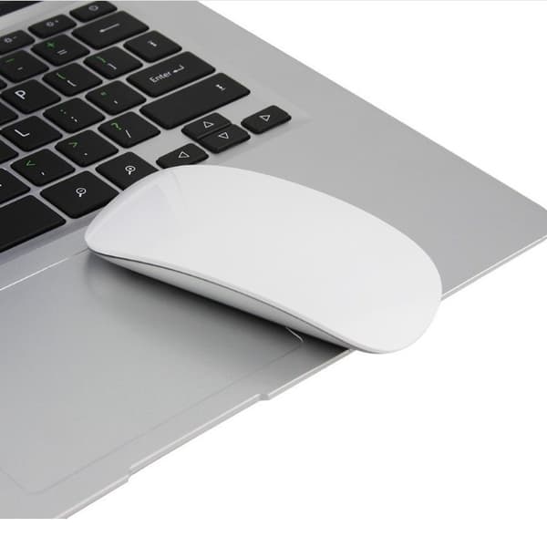 Kompatibel med Apple Magic Mouse 2: Trådløs, oppladbar Bluetooth-mus med multi-touch-støtte