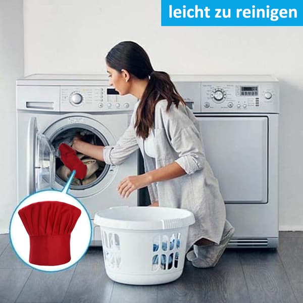 Kockmössa för vuxna, justerbar, elastisk, för kök och matlagning