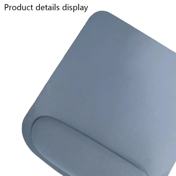 2 stk. musematte med håndleddsstøtte, ergonomisk smertelindring, bærbar komfortabel musematte for datamaskin, grå