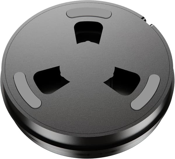 Lysande skrivbordsställ för Amazon Echo Dot 4:e/5:e generationen, skruvlös halkfri hållare med förbättrad ljusguide och kabelhantering, vit M7
