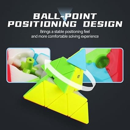 Pyramid Speed ​​Cube (tarraamaton) – 3x3x3 kolmiopyramidikuutio