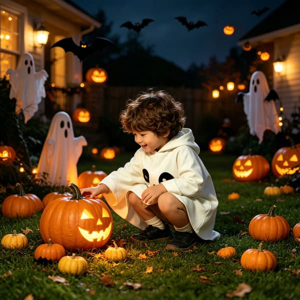 Småbarn Gutter Jenter Halloween Fancy Festkostyme med hettekåpe Barn med hettefrakk