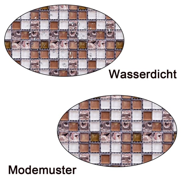 Kakeldekaler Mosaik Badrum Självhäftande, för Badrum Vardagsrum