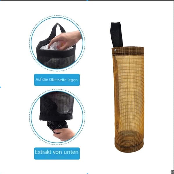 Plastikposeholder, til ophængning af affaldsposer, organizer