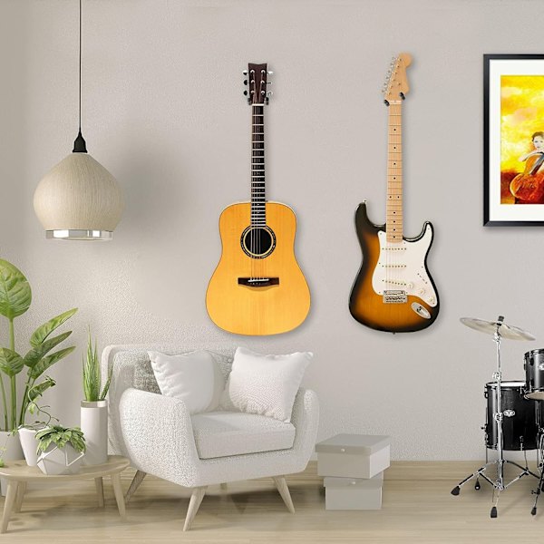 Gitarrkrokar, 2 stycken, för akustisk gitarr, klassisk gitarr