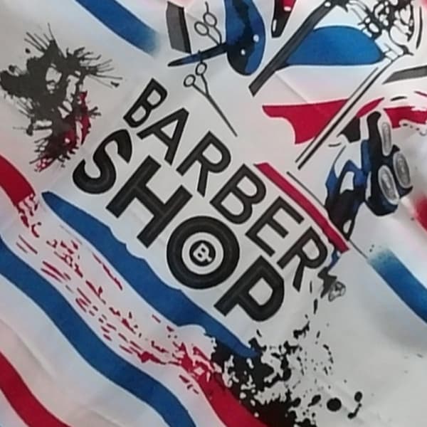 Frisørsalon Hårklippekappe Sort Salon Barber Cape