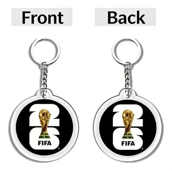 2026 FIFA World Cup Trofæ Nøglering