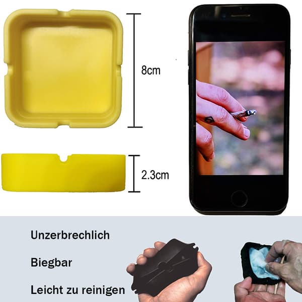 Stor askebæger til cigaretter udendørs/indendørs/pool