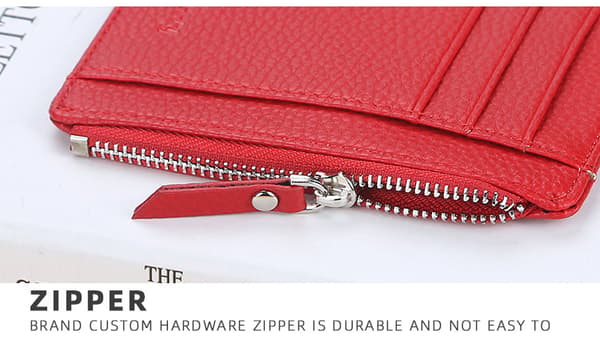 Medium Front Pocket Simpel Læder Slim Wallet