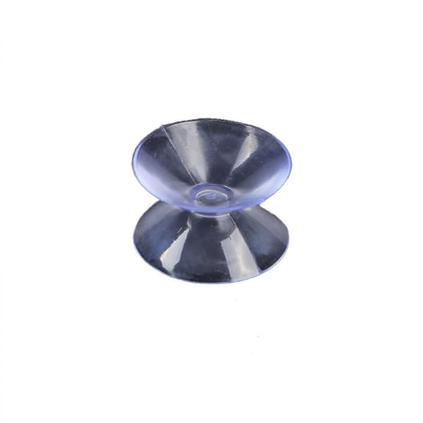 3 cm dubbelsidiga sugproppar Klar PVC-plastsug