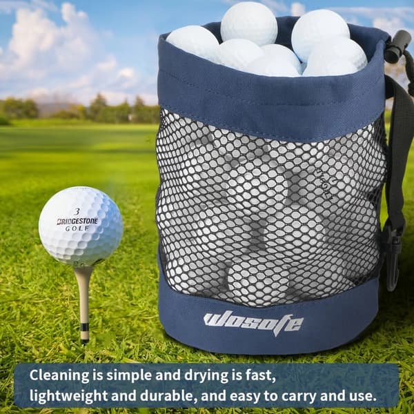 300D Vanntett Nylon Snøring Bærbar Golfnettpose