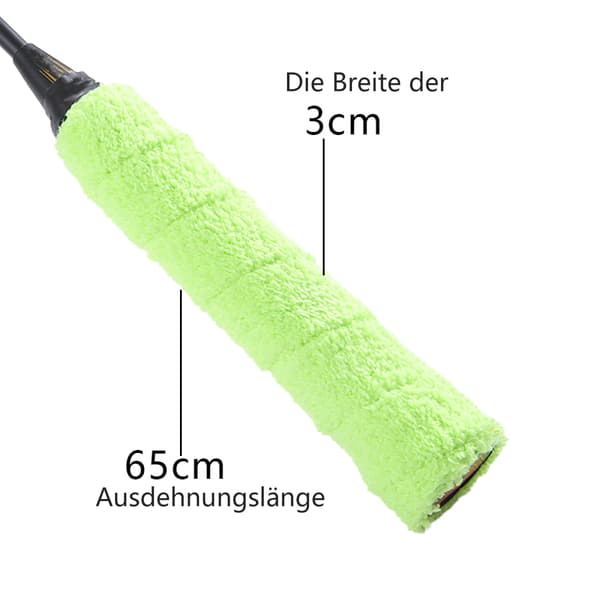 Bomuldshåndklædegreb, superabsorberende håndklæde til badminton