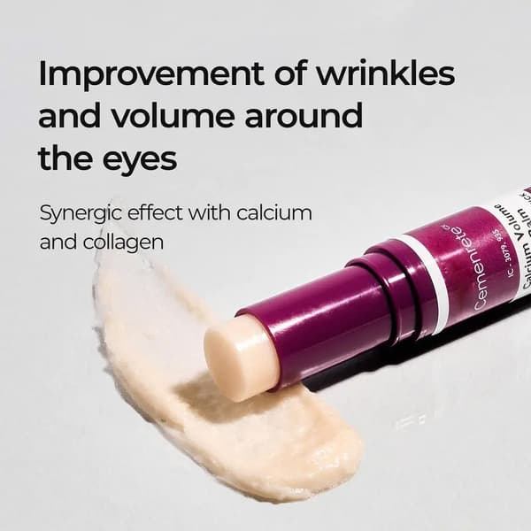 Kalsium Volume Multi Balm Stick, Kollagen Multi-Purpose Hudbalsam, Lett Ansikts- og Øyefuktighetsstift for Hudens Elastisitet