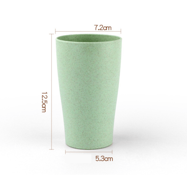 Tvätt Tandborstmugg, Munvattenkopp, Bärbar Plastmugg