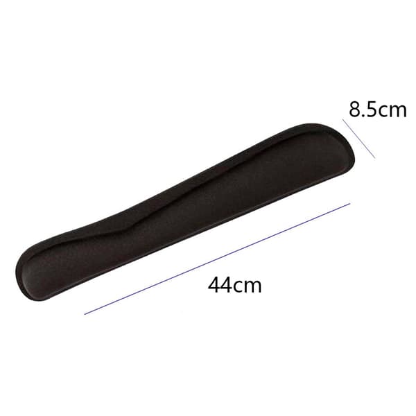 2 stk. musematte med håndleddsstøtte Ergonomisk musematte, Lycra-stoff, sklisikker base, tastaturhåndleddsstøtte