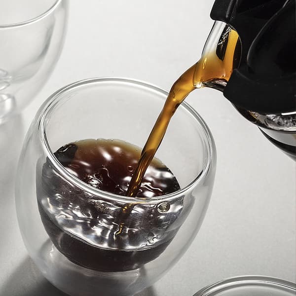 80 ml Cappuccinoglas Dubbelväggigt Glas för Kaffe