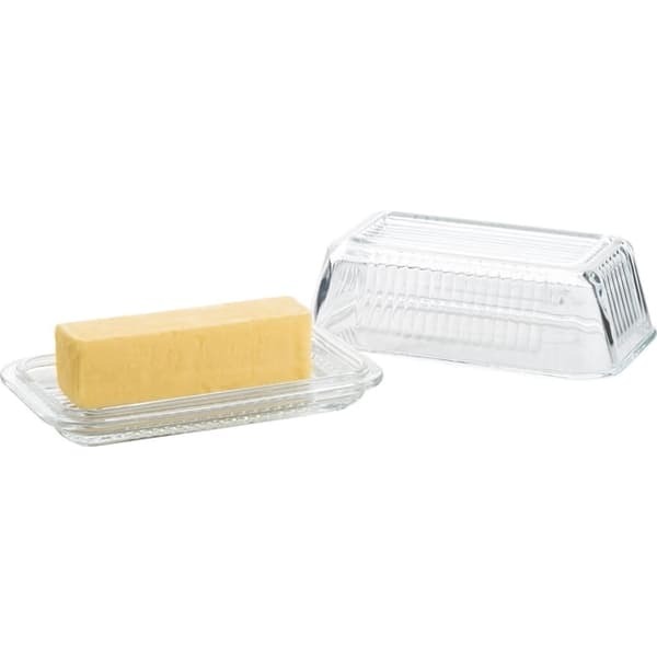 Smörask i glas med lock