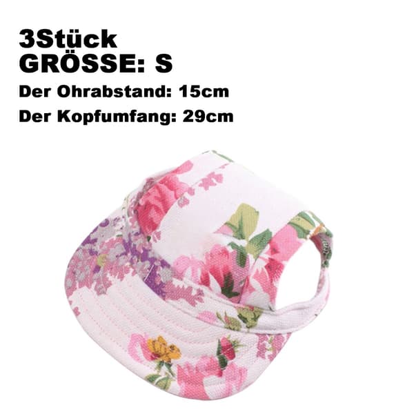 Baseballcaps Små Hunder Hundecaps med Ørehuller Baseballcaps