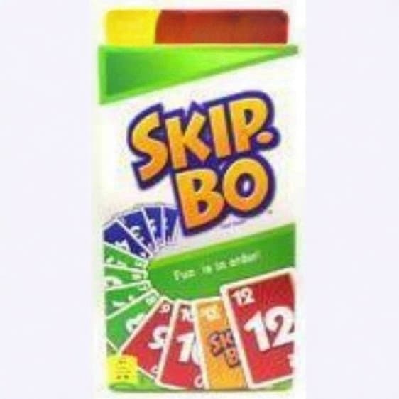 Skip-Bo kortspil, brætspil, kortspil til fest