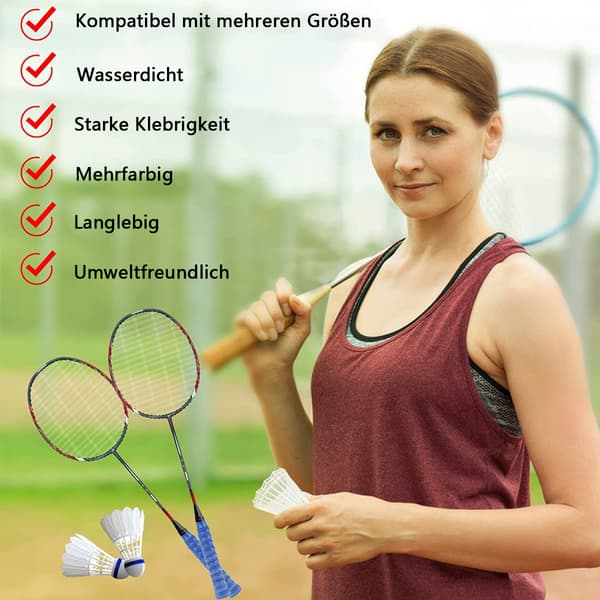 Håndtaksklebebånd for badmintonracketer, gode gaver til badmintonelskere
