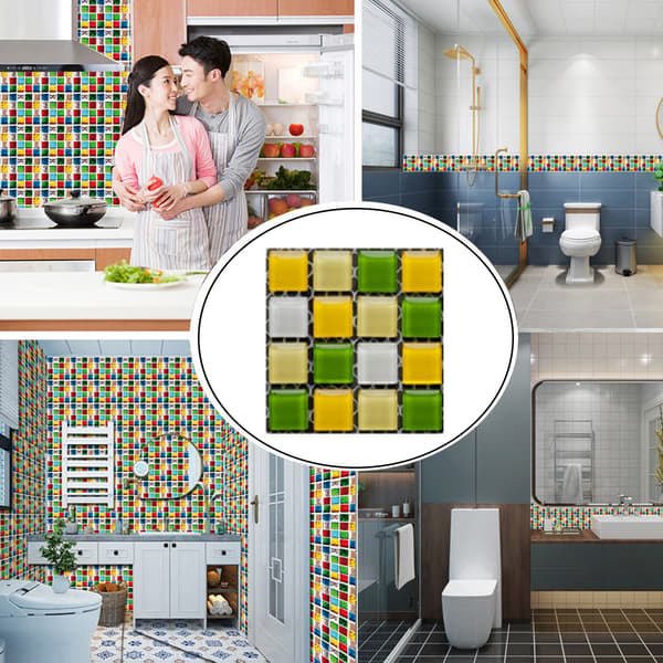 Flisestickers Mosaikk Bad Selvklebende, for Baderom Stue
