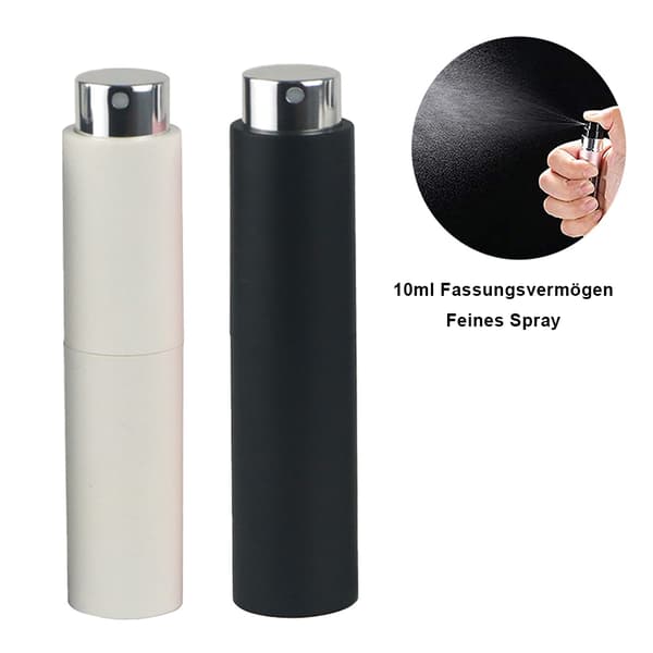 Parfymeforstøver Påfyllbar 10ML, Mini Bærbar Sprayflaske