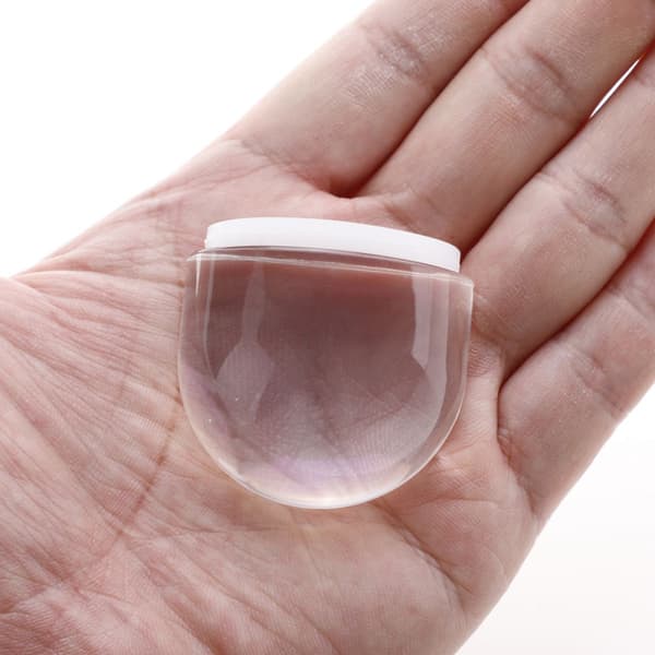 Transparent dørstopper til limning til gulv, til beskyttelse af væg og møbler
