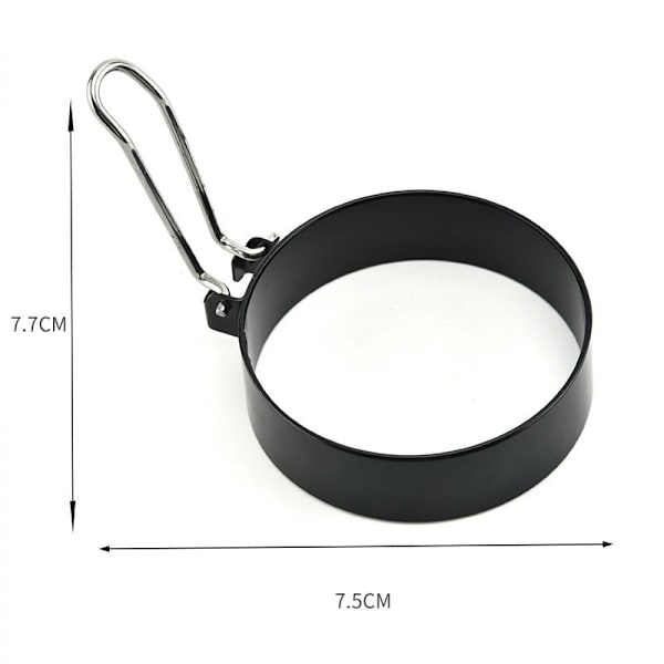 Rustfri stål non-stick pandekageform til stegepande