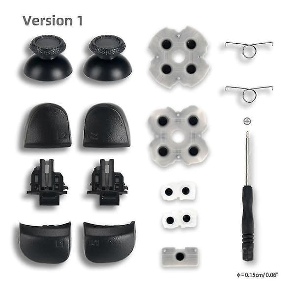 Til Playstation-5 Ps5 Controller L1-R1 L2-R2 Triggerknapper Analog Stick Ledende Gummi Reparation Til Dualsense Gamepad