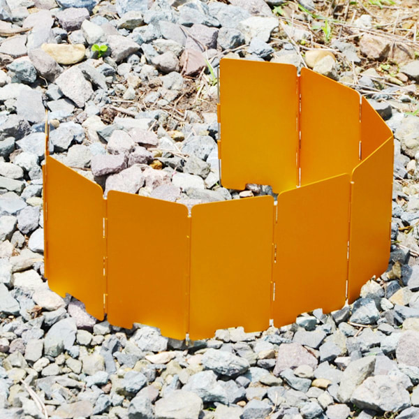 Campingkök Vindskydd 8 Paneler Aluminium Vindskydd