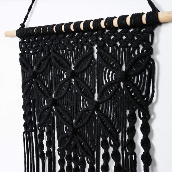Väggbonad, Boho Makramé Väggbonad Handgjord Vävd Väggkonst Makramé Tapestry för Sovrum Kontor Hem Väggdekor
