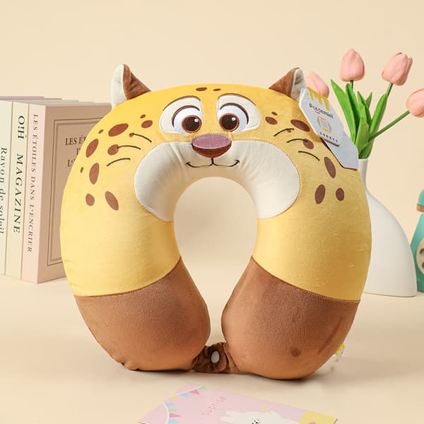 Zootopia Leopard Officer Plysch U-formad Långsam Återhämtning Nackkudde