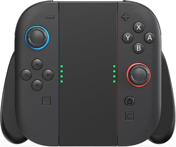 Switch 2 Controller Grip Tillbehör, Endast Grepp, Kontroll Ingår Ej