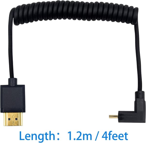 HDMI - Standardi HDMI -kaapeli, Micro HDMI - HDMI -kierrekaapeli