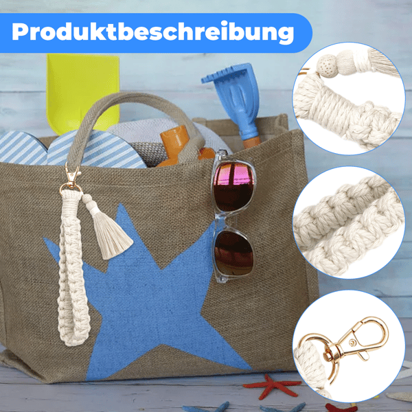 Nordisk nøglering - beige