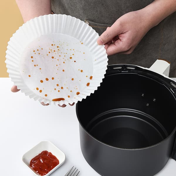 Bagepapir til Airfryer 50 stk, Airfryer Bagepapir Non-stick