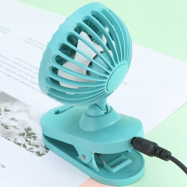 Clip-on ventilator Batteridrevet ventilator Mini ventilator med robust klemme