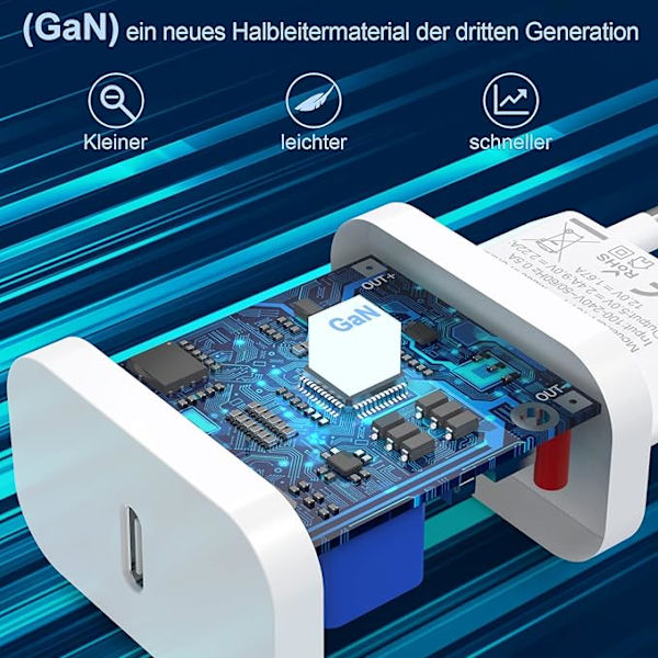 PD30W hurtigladehode støtter Apple 15-16-serien