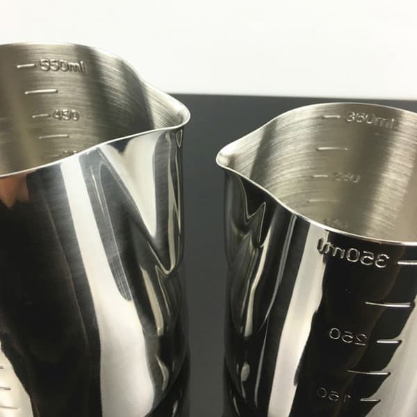 900 ml rustfri stål mælkekande sæt med målemærke til espresso